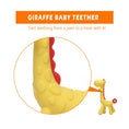 Load image into Gallery viewer, Dr.isla 1 pcs Silicone Teethers Giraffe Cartoon Baby Ring Teether BPA
