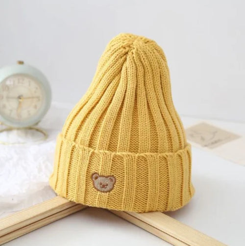 Winter Baby Beanie Cap Cotton Autumn Knit Hat Toddler Cap for Boys