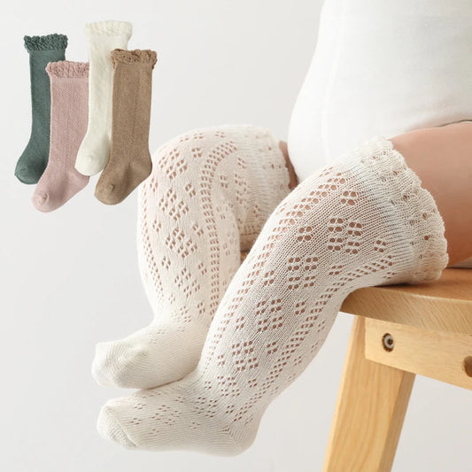 Socks Baby Girl Boy Newborn Knee High Long Socks Infant Cute Toddler