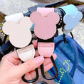 Load image into Gallery viewer, New Cartoon PU Leather Baby Bag Stroller Hook Rotatable Cart Organizer
