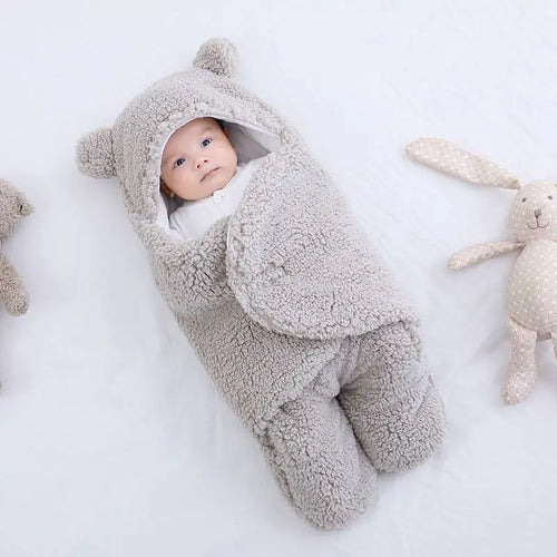 2024 Autumn Winter Infant Toddler Thicken Cashmere Receiving Blankets