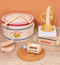 Load image into Gallery viewer, Wooden Xylophone Drum Set For Toddlers,Montessori Baby Musical
