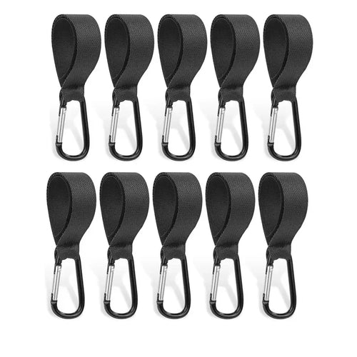 1-10Pcs Baby Stroller Hooks Clip Multifunctional Organizer Clasp Hook