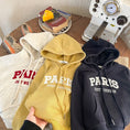 Load image into Gallery viewer, Korean Style Loose Letter Print Hooded Newborn Baby Hoodies Long
