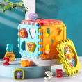 Load image into Gallery viewer, Toddler Activity Cube Box Shape Sorting Toys Boys Girls Shape Matching
