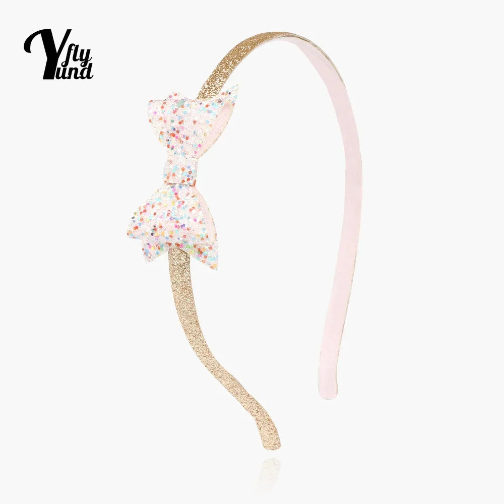 1PCS Girls Toddler Headband Sparkly Cute Kids Glitter Hair Bands for