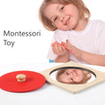 Load image into Gallery viewer, Montessori Mirror Puzzle Busy Board Wooden Toys Children Early
