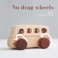 Load image into Gallery viewer, Baby Wooden Baby Toys NO Bpa  Cartoon Car Bus Montessori Toys
