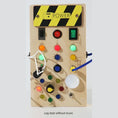 Load image into Gallery viewer, Wooden Children's Sensory Training Toys, Montessori Busy Board, LED
