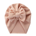 Load image into Gallery viewer, Solid Textured Ribbed Turban Baby Hats Bow Topknot Caps for Newborn
