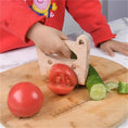 Load image into Gallery viewer, Wooden Knife Kids Cooking Toys Safe Knives Cutting Fruit Vegetable
