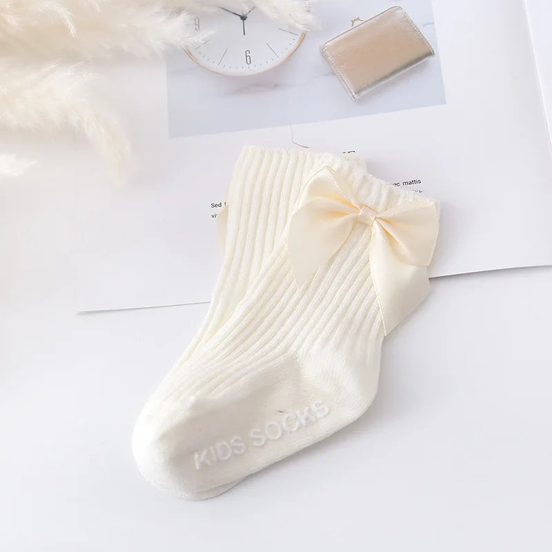 Baby Accessories Newborn Big Bow Floor Socks Infant Children Socks