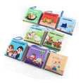 Load image into Gallery viewer, Soft Baby Books toys Montessori 3D Touch Feel High Contrast Cloth Book
