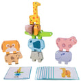 Load image into Gallery viewer, Wooden Animal Stacking Block Game Shape Matching Puzzle Balance Toy
