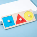 Load image into Gallery viewer, Montessori Colorful Geometry Grasping Board Wooden Toys Pegged Grab
