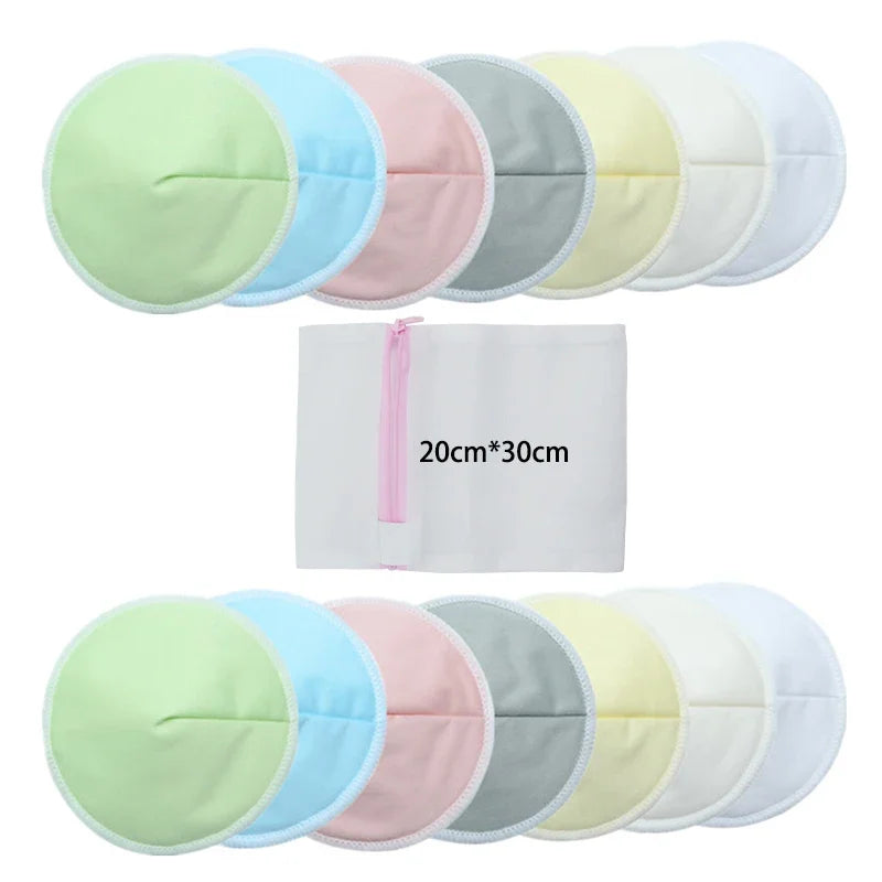 4 Pairs High Quality Reusable Nursing Pads Pregnant Women Skin