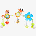 Load image into Gallery viewer, Baby Stroller Arch Toy Baby Crib Mobile Musical Animal Foldable Travel
