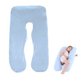 Load image into Gallery viewer, Replacement Cover for Maternity Pregnancy Pillow Cover Removable Cover
