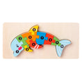 Load image into Gallery viewer, Montessori Wooden Toddler Puzzles for Kids Montessori Toys for
