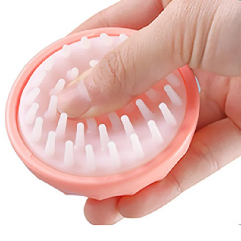 Baby Silicone Shampoo Brush Newborn Kids Washing Hair Tool Bath Mud