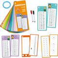 Load image into Gallery viewer, 0-12 Multiplication Charts, Times Table Cards, Self Check Math
