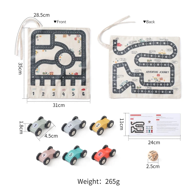 Children's Montessori Traffic Toy 35*31 CM Baby City Traffic Road Map