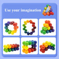 Load image into Gallery viewer, Fidget Toy Educational Color Ball 3D Puzzle Montessori Game Matching
