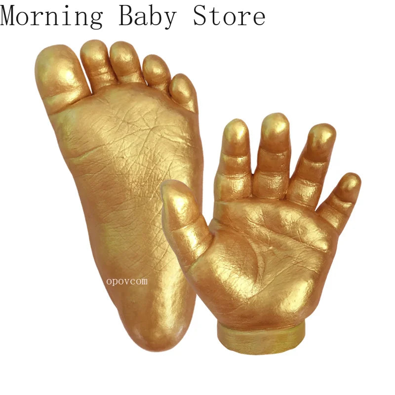 DIY Hand Foot Print Mold for Baby Souvenir Baby Plaster Mold Hand Foot