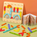 Load image into Gallery viewer, Montessori Variable Shape Matching Column Creative Building Blocks
