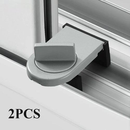 2Pcs Sliding Window Locks Security Protection Window Limiter