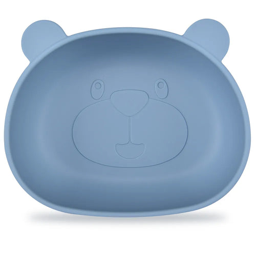 BPA Free Silicone Panda Dishes for Baby 2Pcs/1Set Silicone Baby