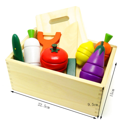 Simulation Kitchen Pretend Toy Wooden Classic Game Montessori