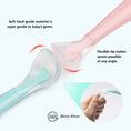 Load image into Gallery viewer, Soft Silicone Baby Feeding Spoon Candy Color Temperature Sensing Spoon
