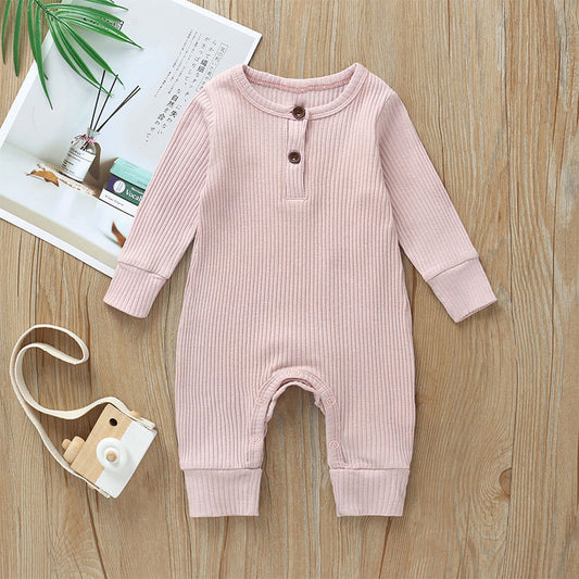 Spring Autumn Newborn Infant Baby Boys Girls Romper Playsuit Jumpsuit