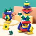 Load image into Gallery viewer, Kids Construction Set Pyramid Building Blocks Set 3D Geometry Space
