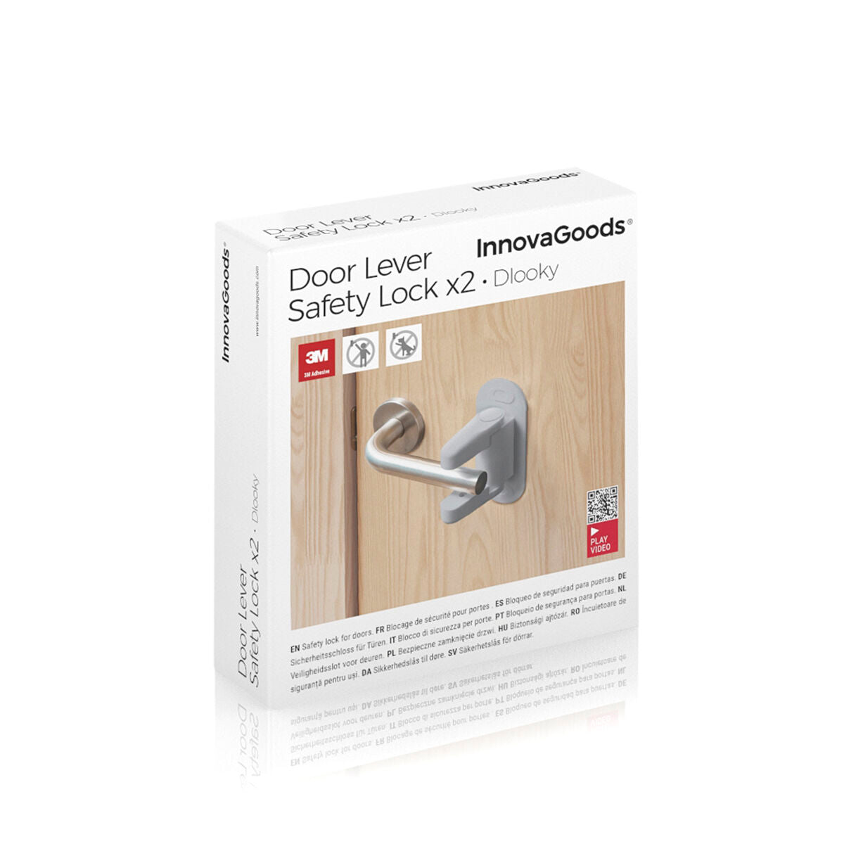 Door Lever Safety Lock Dlooky InnovaGoods 2 Units