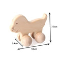 Load image into Gallery viewer, Wooden Child Block For Babies Bpa Free Organic Beech Animal Shape Baby
