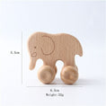 Load image into Gallery viewer, Wooden Child Block For Babies Bpa Free Organic Beech Animal Shape Baby
