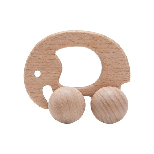 Wooden Child Block For Babies Bpa Free Organic Beech Animal Shape Baby