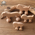 Load image into Gallery viewer, Wooden Child Block For Babies Bpa Free Organic Beech Animal Shape Baby
