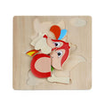 Load image into Gallery viewer, Wooden Fox Puzzle Educational Developmental
