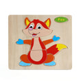 Load image into Gallery viewer, Wooden Fox Puzzle Educational Developmental
