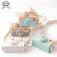 Load image into Gallery viewer, Wooden Fashion Camera Baby Toys Pendant Baby Block Montessori Toys For
