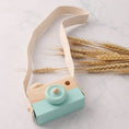 Load image into Gallery viewer, Wooden Fashion Camera Baby Toys Pendant Baby Block Montessori Toys For
