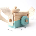 Load image into Gallery viewer, Wooden Fashion Camera Baby Toys Pendant Baby Block Montessori Toys For
