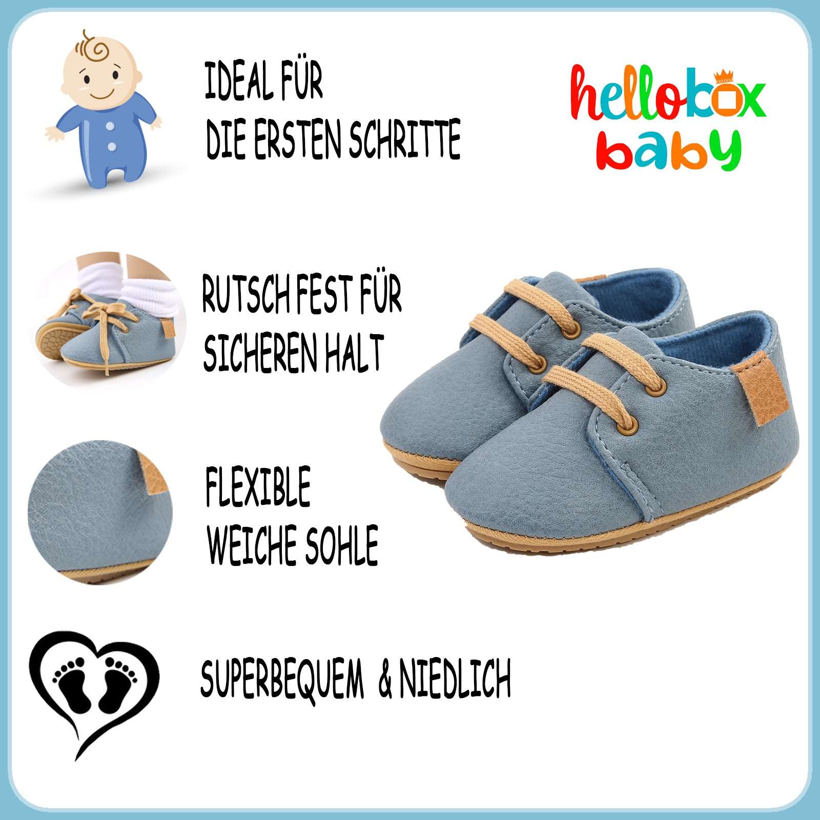 Hellobox Geschenk für neugeborene Blue Junge