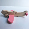 Load image into Gallery viewer, Amelia the wooden plane with wheels
