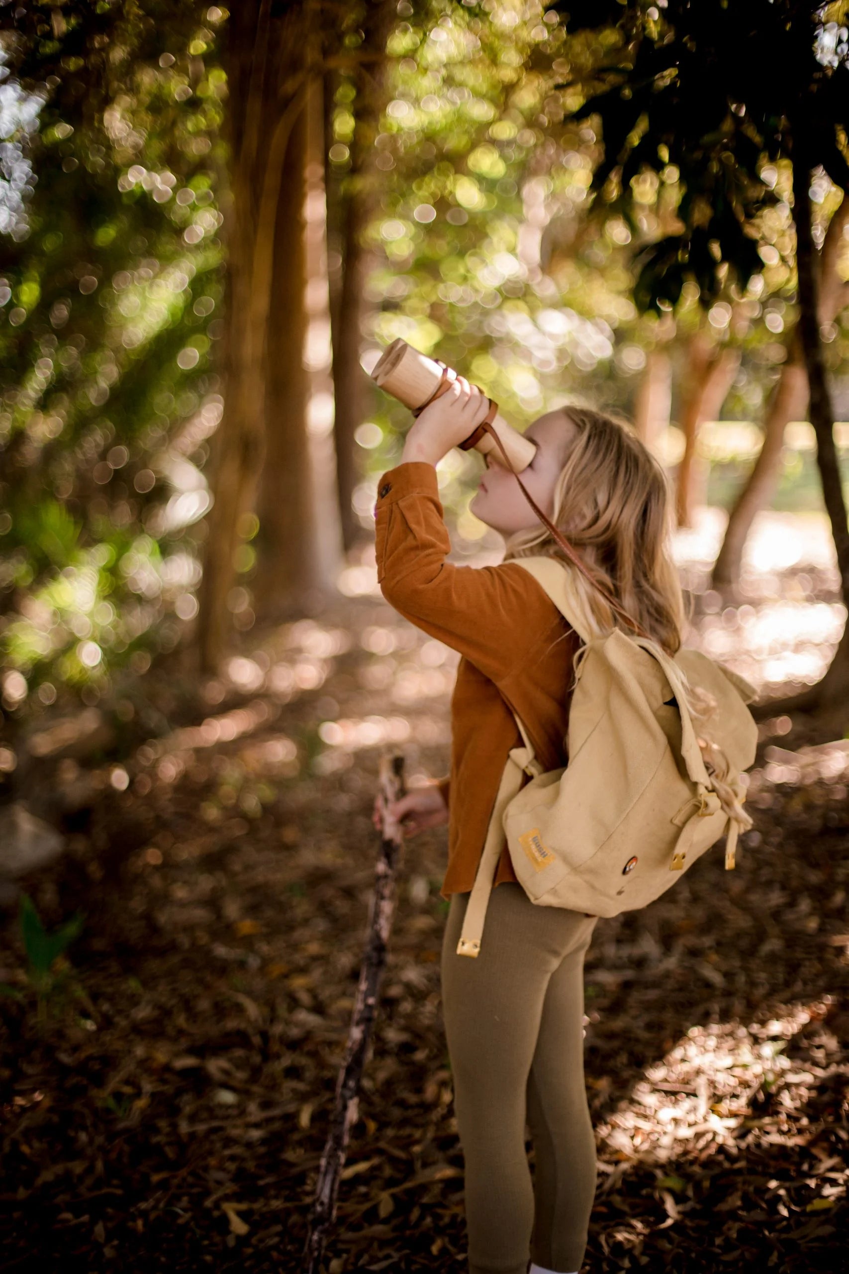 QToys Australia (USA) Wooden Binoculars