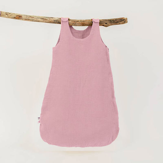 Organic Cotton Summer Sleeping Bag - Pink