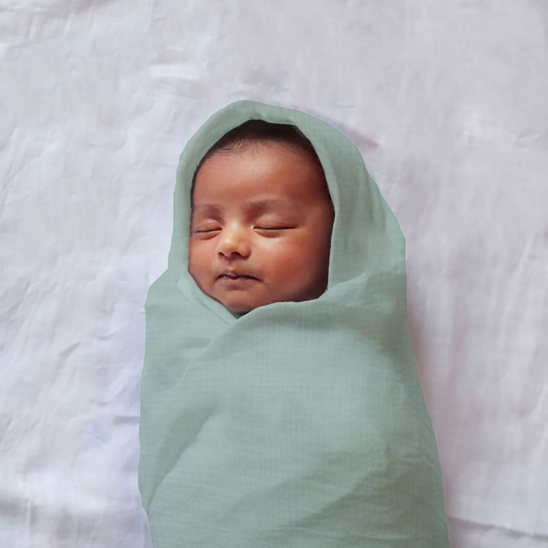 Maxi Organic Cotton Swaddles - Green